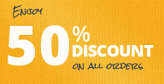 Enjoy 15% Discount on all orders